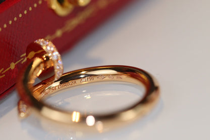 [⭐Hevara Jewelry]JUSTE RING 2.65MM GOLD DIAMOND