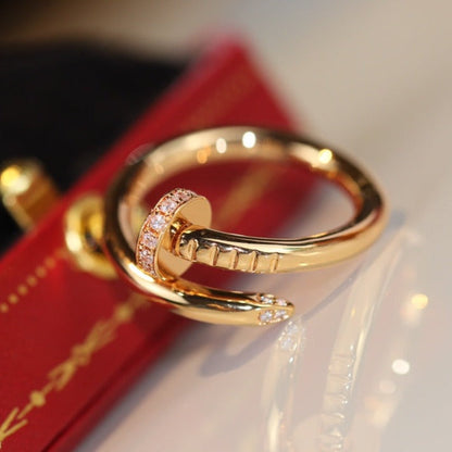 [⭐Hevara Jewelry]JUSTE RING 2.65MM GOLD DIAMOND