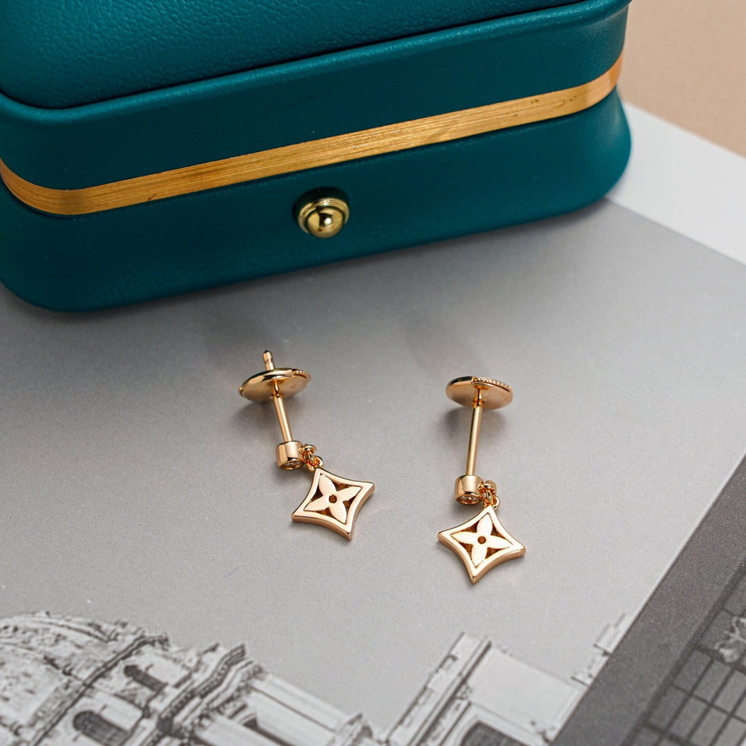 [⭐Hevara Jewelry]STAR EARRINGS GOLD