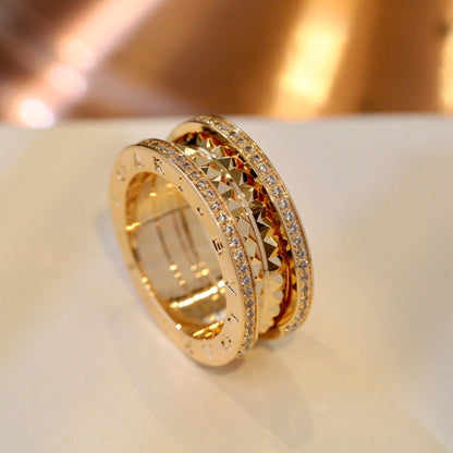 [⭐Hevara Jewelry]ZERO 1 GOLD DIAMOND RING