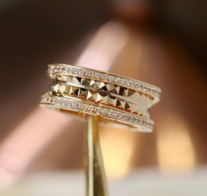 [⭐Hevara Jewelry]ZERO 1 GOLD DIAMOND RING
