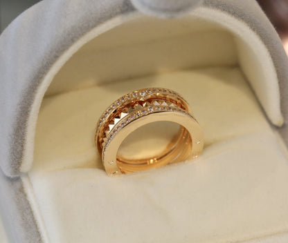 [⭐Hevara Jewelry]ZERO 1 GOLD DIAMOND RING