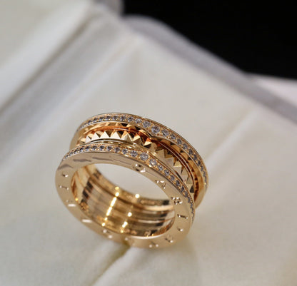 [⭐Hevara Jewelry]ZERO 1 GOLD DIAMOND RING