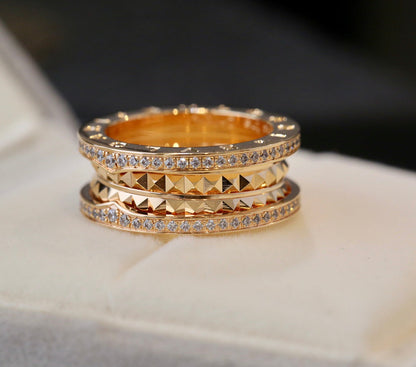 [⭐Hevara Jewelry]ZERO 1 GOLD DIAMOND RING