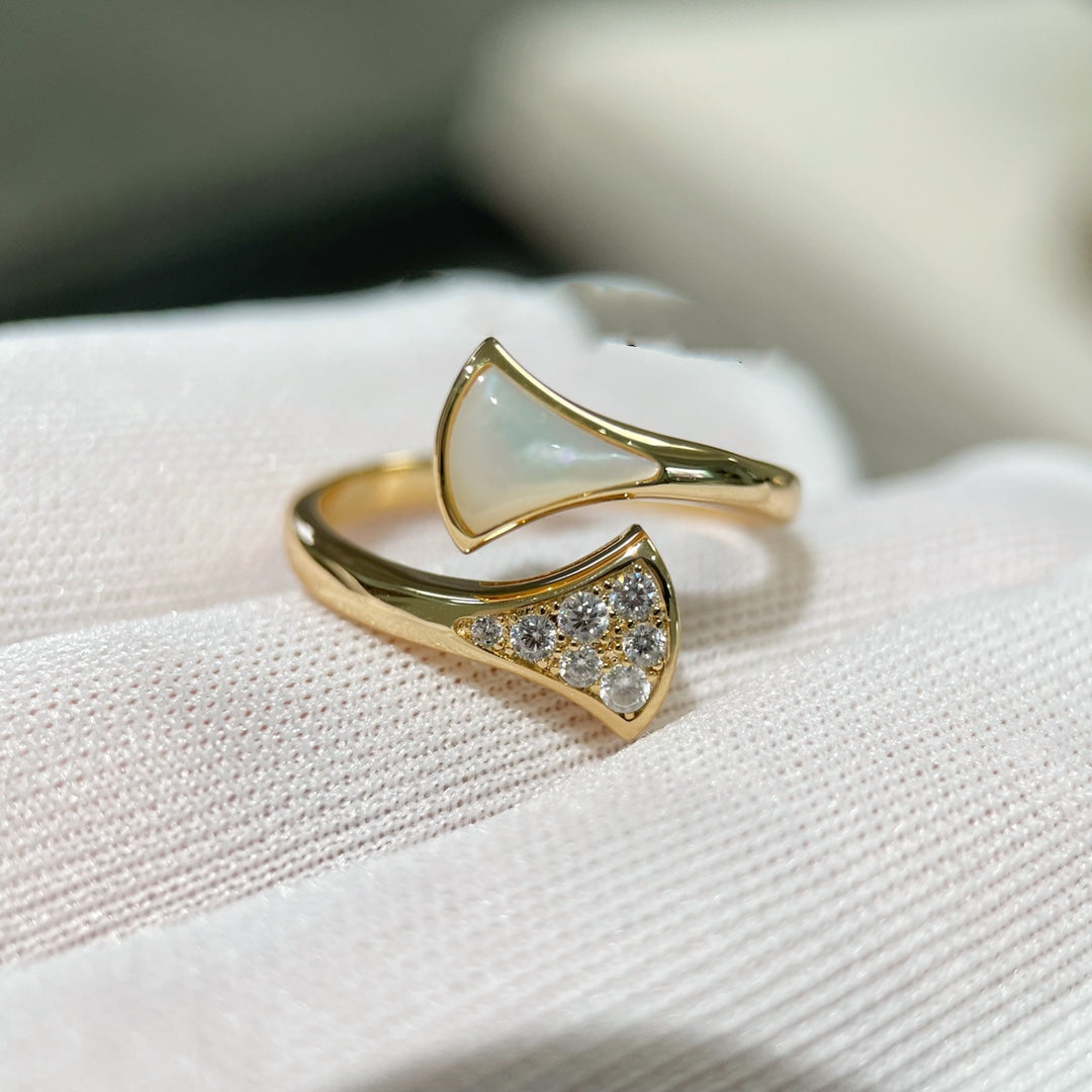 [⭐Hevara Jewelry]DREAM RING PINK GOLD DIAMOND