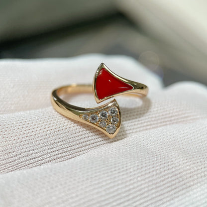 [⭐Hevara Jewelry]DREAM RING PINK GOLD DIAMOND