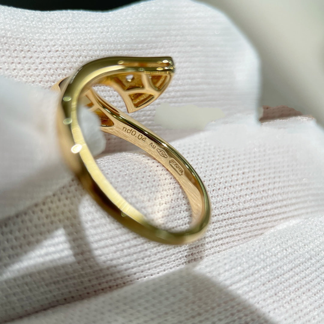 [⭐Hevara Jewelry]DREAM RING PINK GOLD DIAMOND