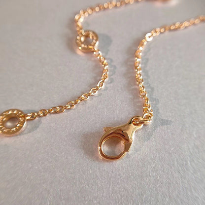 [⭐Hevara Jewelry]ZERO 1 NECKLACE PINK GOLD