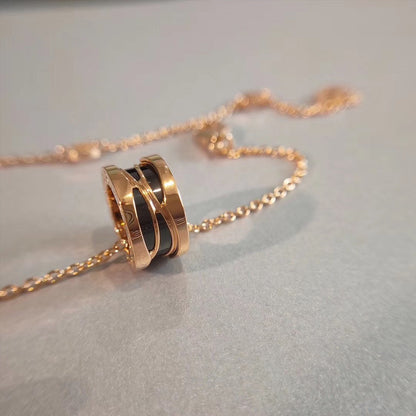 [⭐Hevara Jewelry]ZERO 1 NECKLACE PINK GOLD