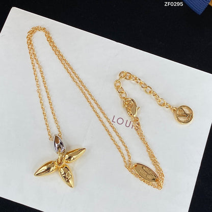 [⭐Hevara Jewelry]LOUISETTE PEDANT GOLD NECKLACE