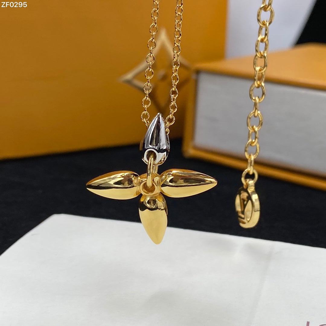 [⭐Hevara Jewelry]LOUISETTE PEDANT GOLD NECKLACE