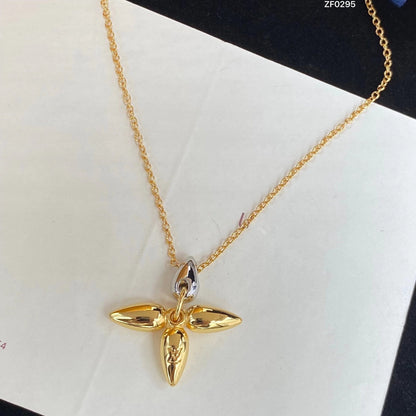 [⭐Hevara Jewelry]LOUISETTE PEDANT GOLD NECKLACE