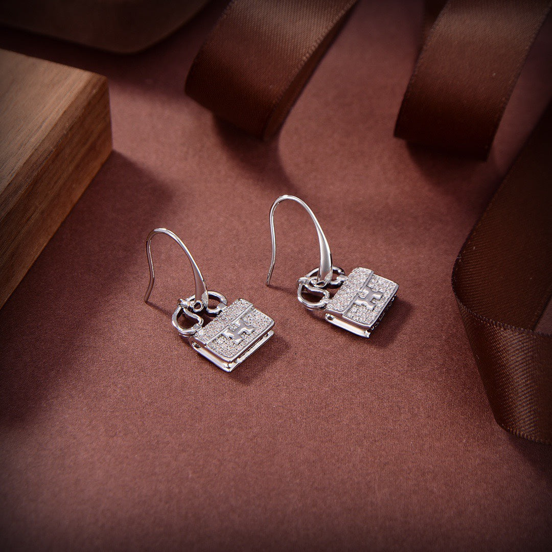 [⭐Hevara Jewelry]KELLY DIAMOND EARRINGS