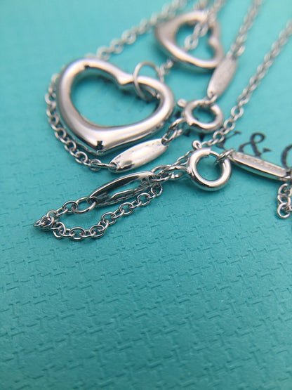[Hevara Jewelry]OPEN HEART SILVER NECKLACE