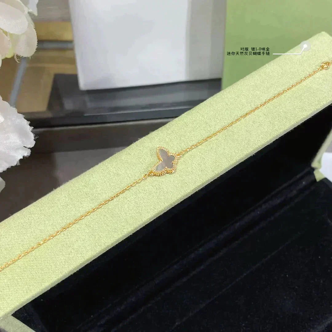 [⭐Hevara Jewelry]BUTTERFLY DARK MOP BUTTERFLY BRACELET