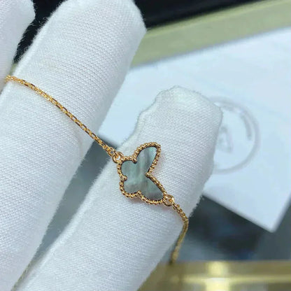[⭐Hevara Jewelry]BUTTERFLY DARK MOP BUTTERFLY BRACELET