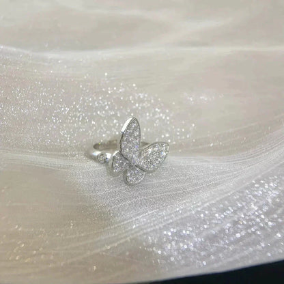 [⭐Hevara Jewelry]BUTTERFLY DIAMOND RING