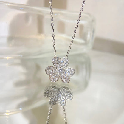 [⭐Hevara Jewelry]FLOWER DIAMOND NECKLACE
