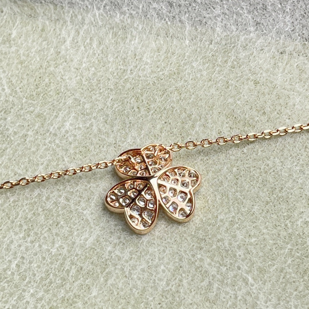[⭐Hevara Jewelry]FLOWER DIAMOND NECKLACE