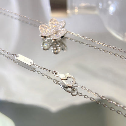 [⭐Hevara Jewelry]FLOWER DIAMOND NECKLACE