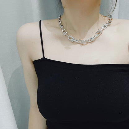 [Hevara Jewelry]HARDWEAR NECKLACE DIAMOND PAVED