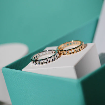 [Hevara Jewelry]T TRUE 3.5MM PINK GOLD RING