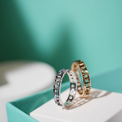 [Hevara Jewelry]T TRUE 3.5MM PINK GOLD RING