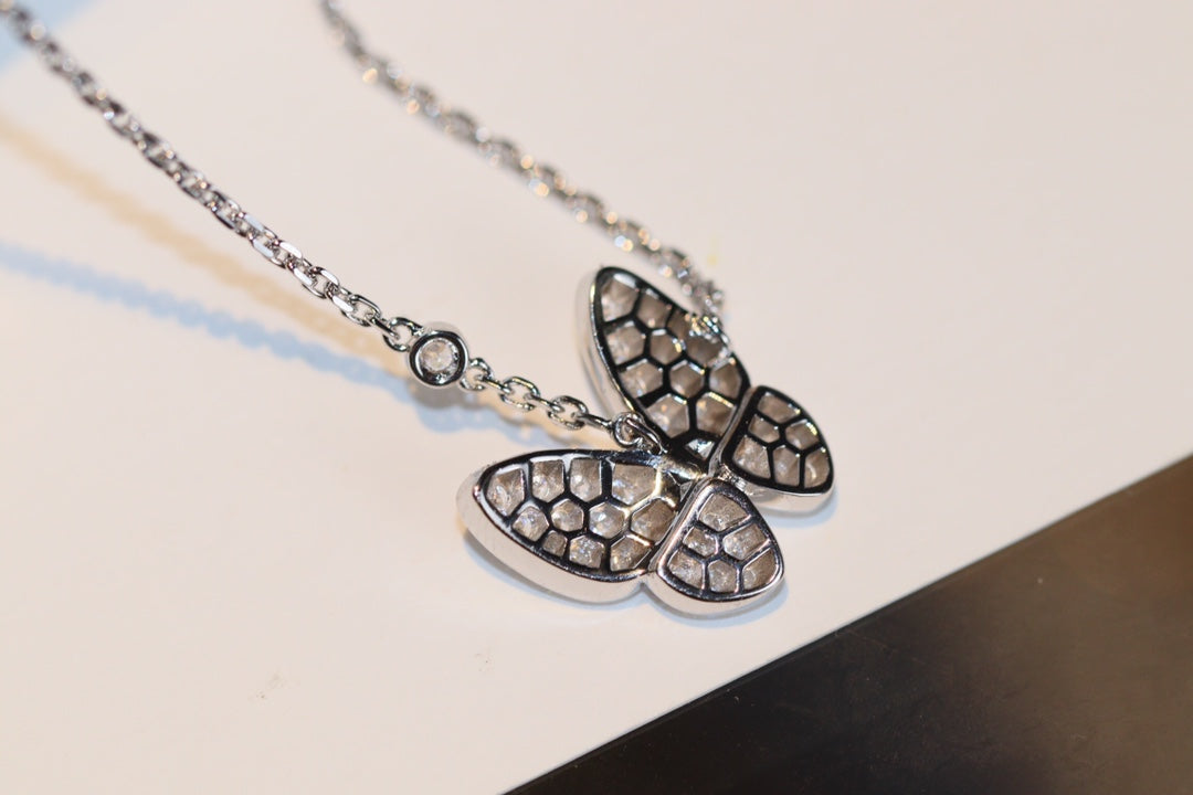 [⭐Hevara Jewelry]BUTTERFLY DIAMOND NECKLACE