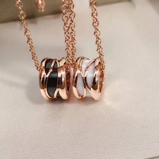 [⭐Hevara Jewelry]ZERO 1 FOUR BAND PINK GOLD CERAMIC