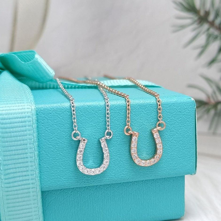 [Hevara Jewelry]U DIAMONDS PEDANT NECKLACE