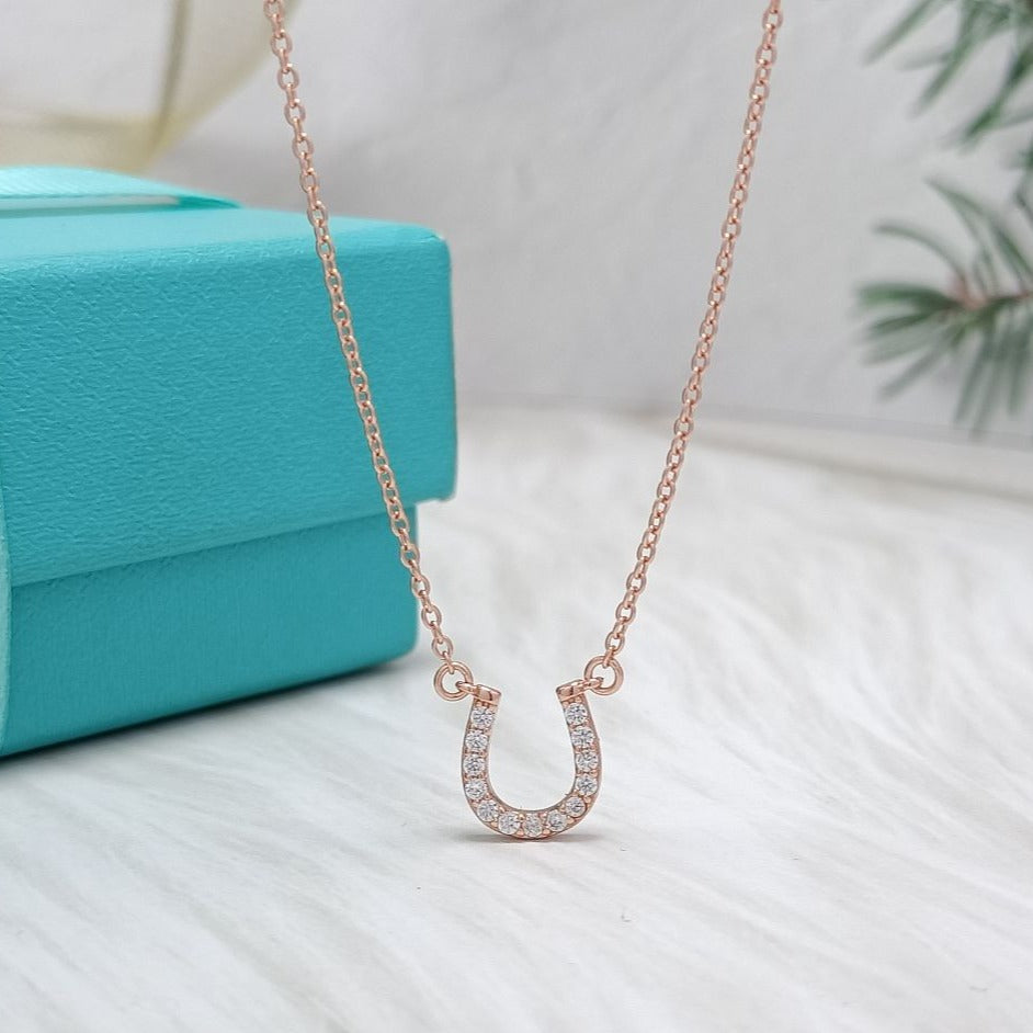 [Hevara Jewelry]U DIAMONDS PEDANT NECKLACE