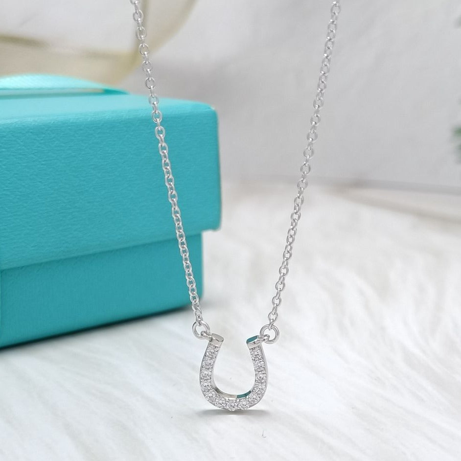 [Hevara Jewelry]U DIAMONDS PEDANT NECKLACE