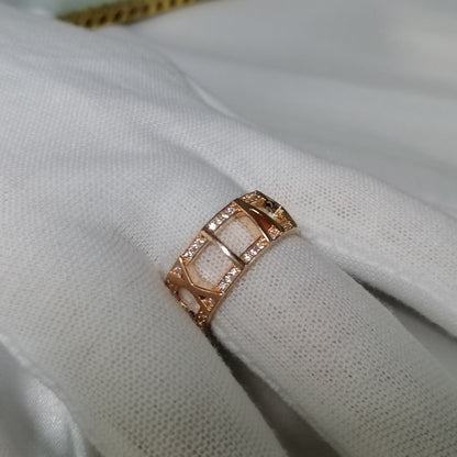 [Hevara Jewelry]ATLAS LARGE OPEN DIAMOND RING