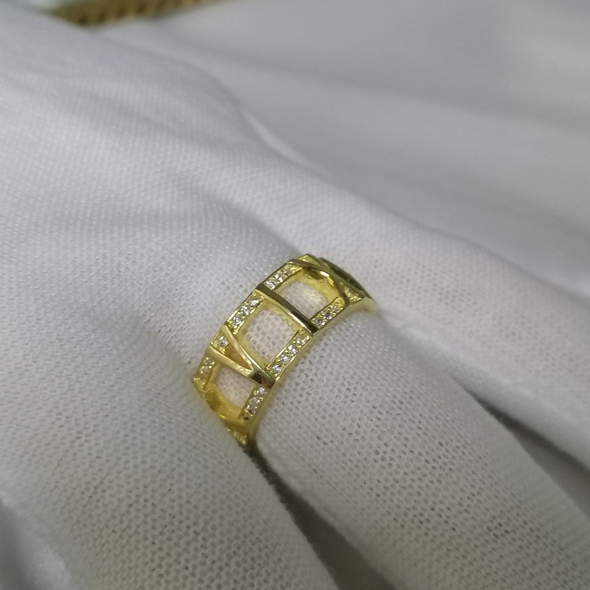 [Hevara Jewelry]ATLAS LARGE OPEN DIAMOND RING