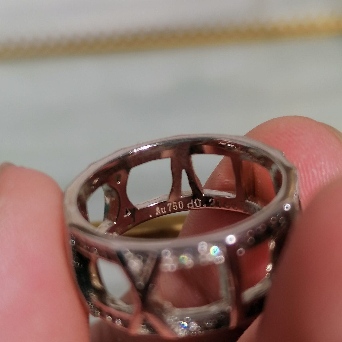 [Hevara Jewelry]ATLAS LARGE OPEN DIAMOND RING