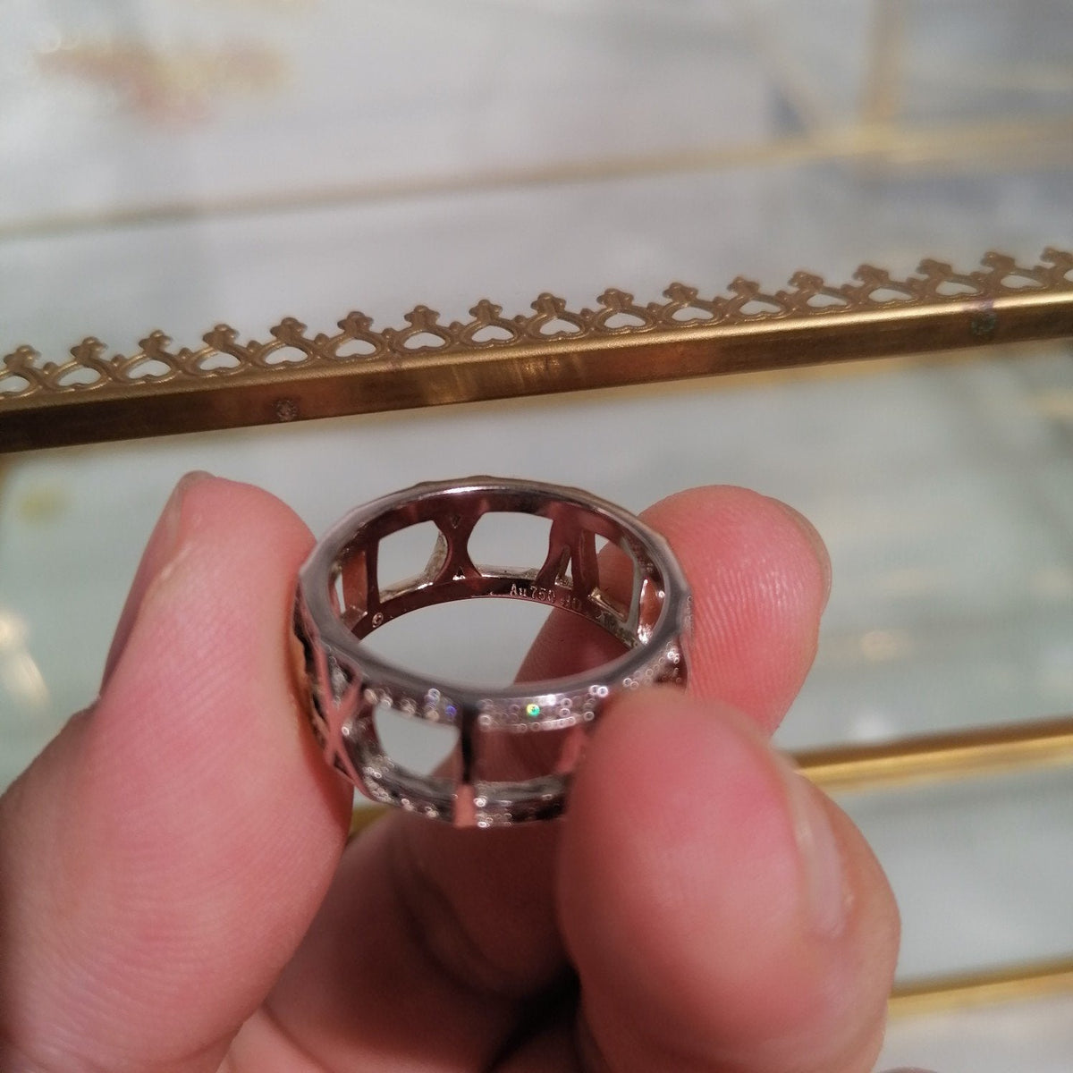 [Hevara Jewelry]ATLAS LARGE OPEN DIAMOND RING