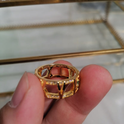 [Hevara Jewelry]ATLAS LARGE OPEN DIAMOND RING