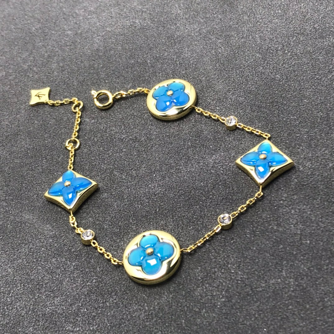 [⭐Hevara Jewelry]STAR AND SUN TURQUOISE 4 MOTIFS 3 DIAMONDS