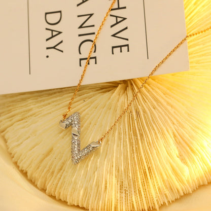 [⭐Hevara Jewelry]VOLT SILVER DIAMOND PEDANT NECKLACE