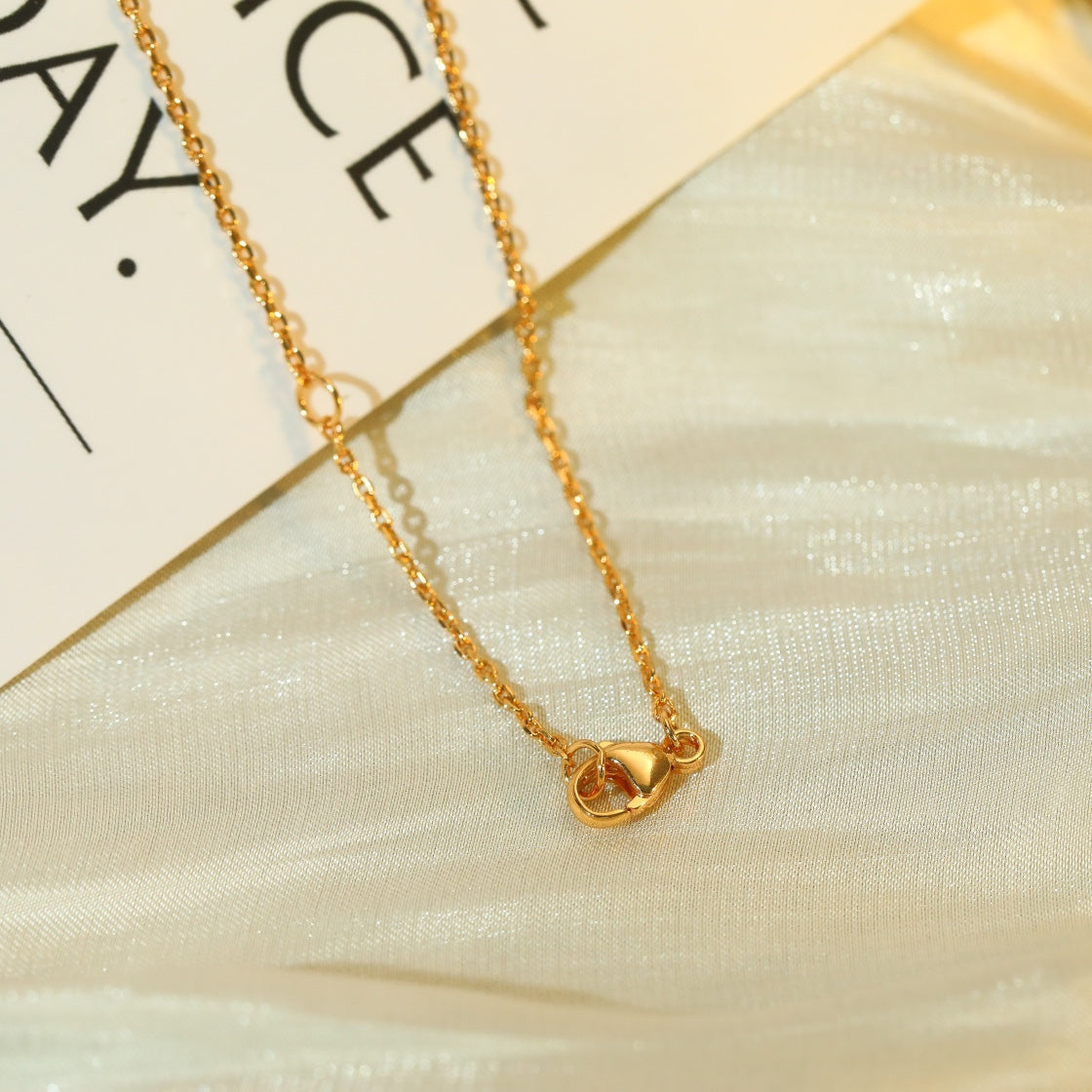 [⭐Hevara Jewelry]VOLT SILVER DIAMOND PEDANT NECKLACE