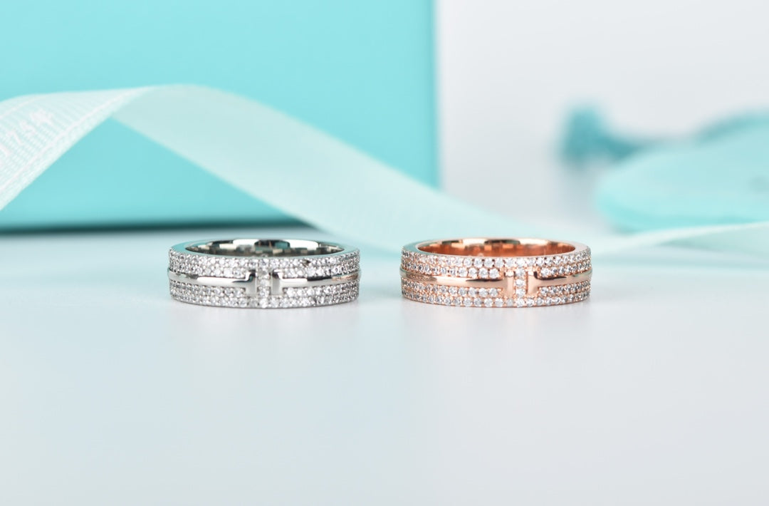 [Hevara Jewelry]T WIRE DIAMOND RING
