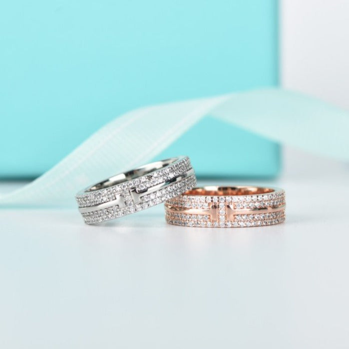 [Hevara Jewelry]T WIRE DIAMOND RING
