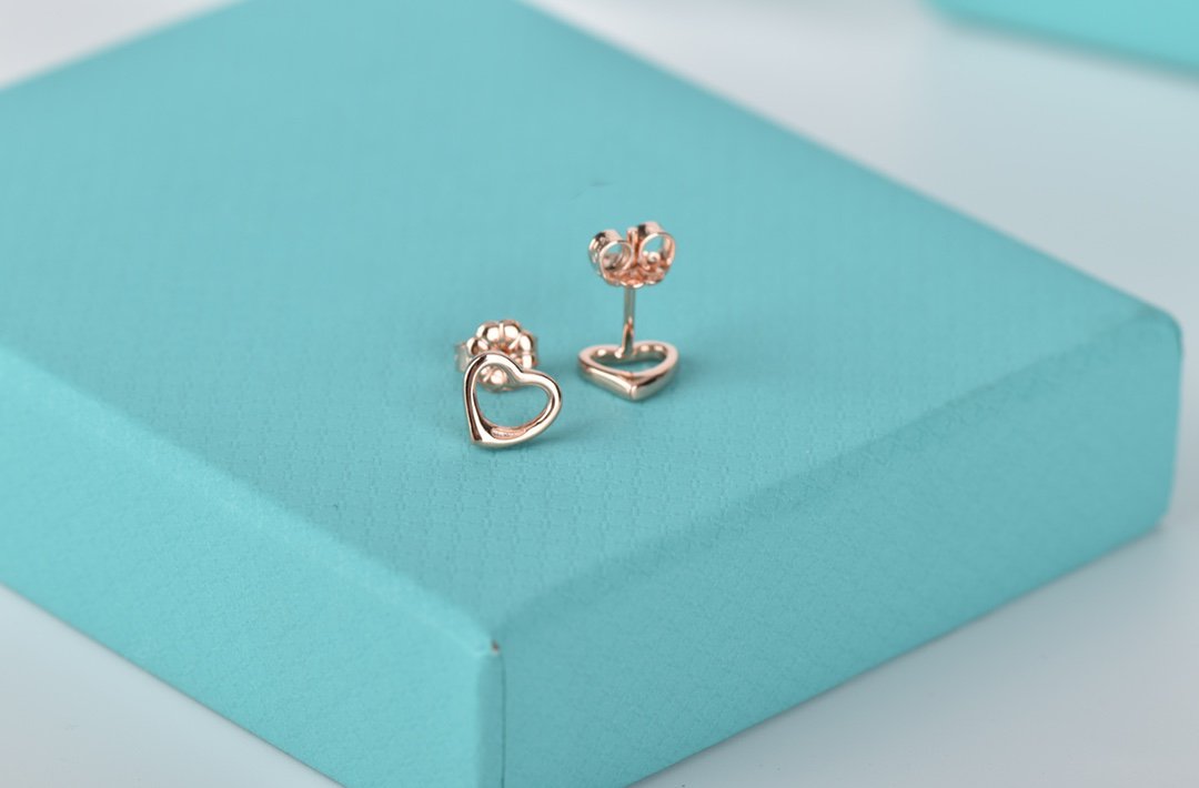[Hevara Jewelry]OPEN HEART STUD EARRINGS