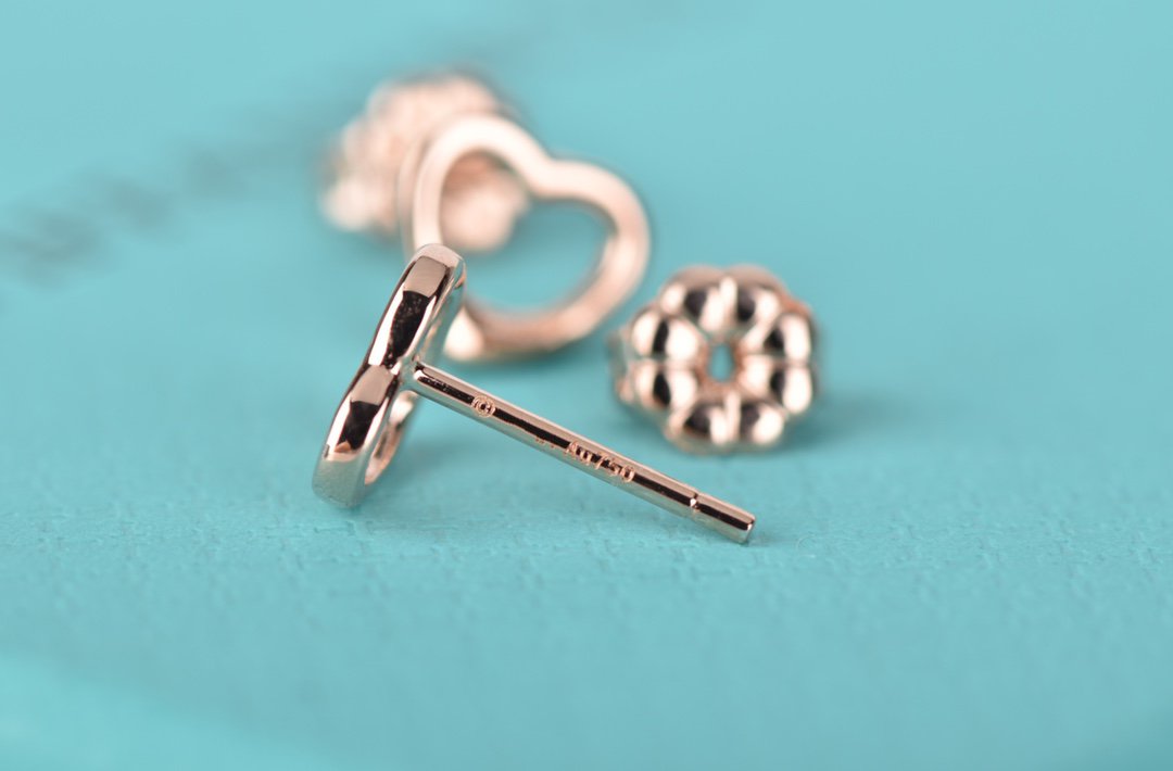 [Hevara Jewelry]OPEN HEART STUD EARRINGS