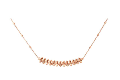 [⭐Hevara Jewelry]CLASH PINK GOLD NECKLACE