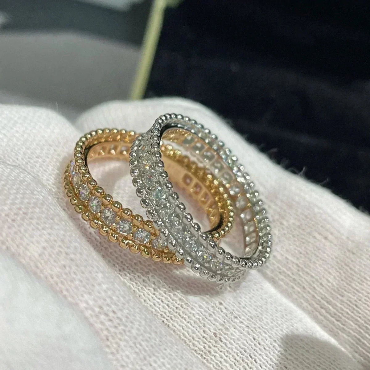 [⭐Hevara Jewelry]PERLEE DIAMOND ROSE GOLD RING