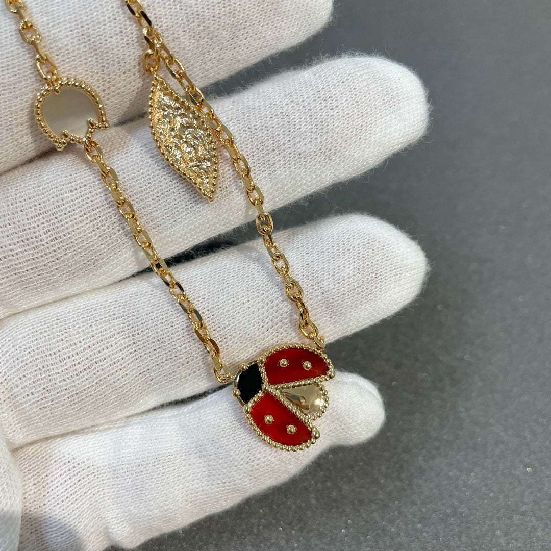 [⭐Hevara Jewelry]LUCKY SPRING 15 MOTIFS GOLD NECKLACE