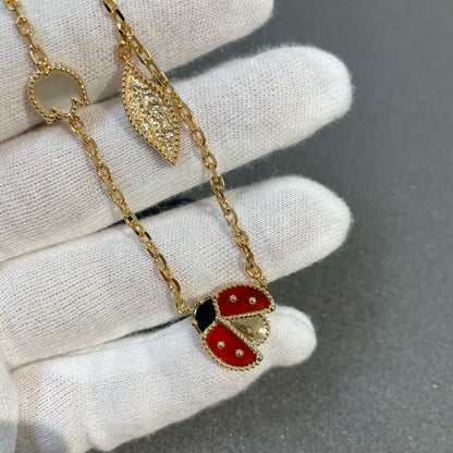 [⭐Hevara Jewelry]LUCKY SPRING 15 MOTIFS GOLD NECKLACE