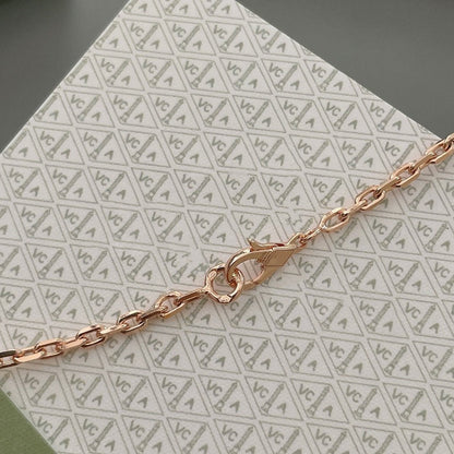 [⭐Hevara Jewelry]LUCKY SPRING 15 MOTIFS ROSE GOLD NECKLACE