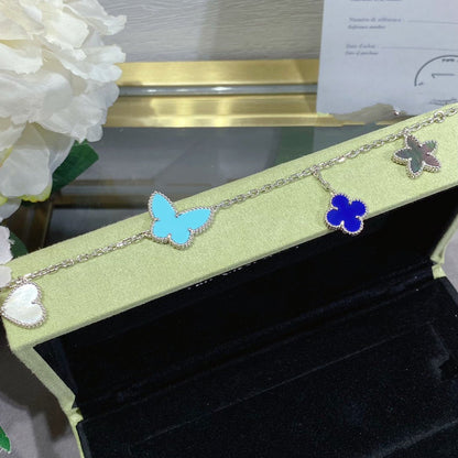 [⭐Hevara Jewelry]LUCKY SPRING SILVER BRACELET 4 MOTIF